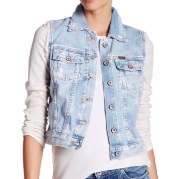 BIG STAR Ryder Denim Distressed Vest - Picture 3 of 8